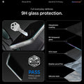 AGL12023 - iPhone 18 Pro GLAS.tR EZ Fit | Privacy showing 10h+ full everyday defense
