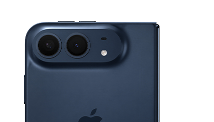 Showing the top close up of the iPhone Duo in Navy