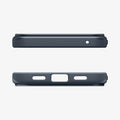 ACS09700 - Pixel 10, Pixel 10 Pro Thin Fit (MagFit) in Metal Slate showing the top and bottom of case