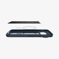 ACS09700 - Pixel 10, Pixel 10 Pro Thin Fit (MagFit) in Metal Slate showing the multiple layers of case with device