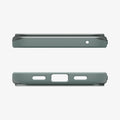 ACS09701 - Pixel 10, Pixel 10 Pro Thin Fit (MagFit) in Sage Green showing the top and bottom of case