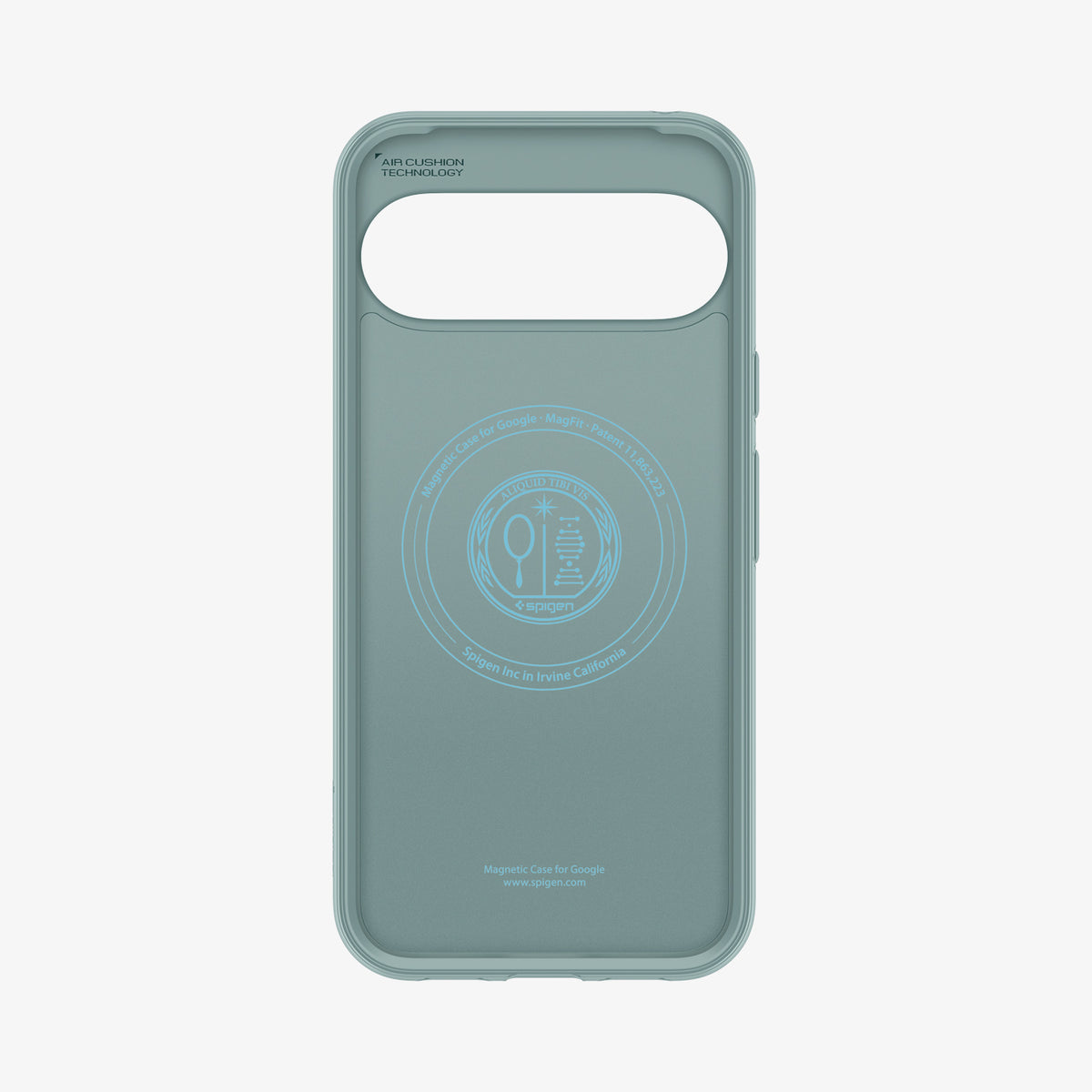 ACS09732 - Pixel 10 Pro XL Case Parallax (MagFit) in sage green showing the inside of case