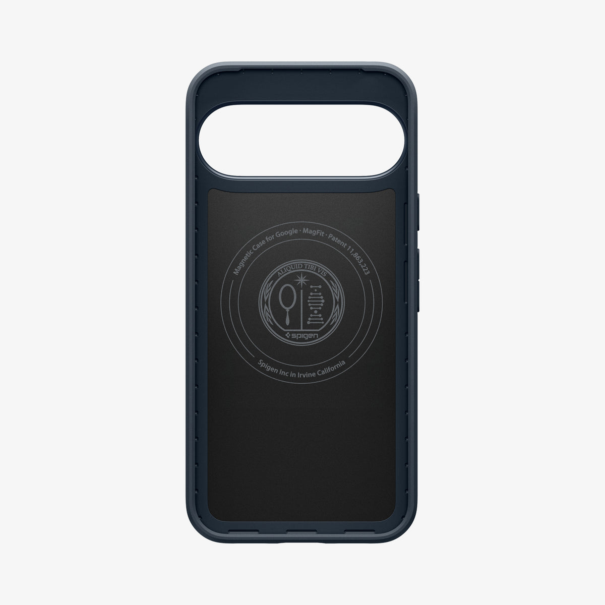 ACS09723 - Pixel 10 Pro XL Thin Fit (MagFit) in Metal Slate showing the back