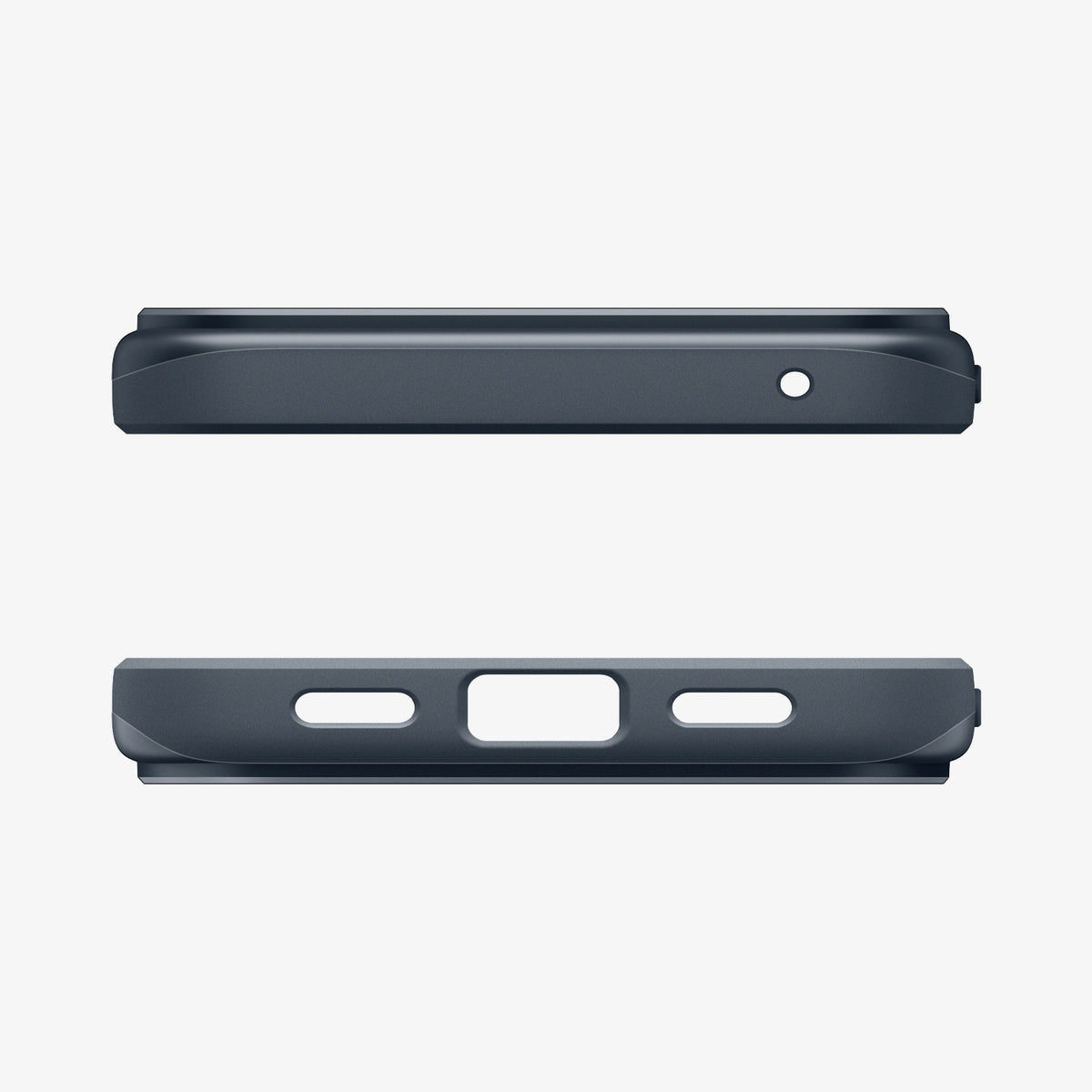 ACS09723 - Pixel 10 Pro XL Thin Fit (MagFit) in Metal Slate showing the top and bottom of case