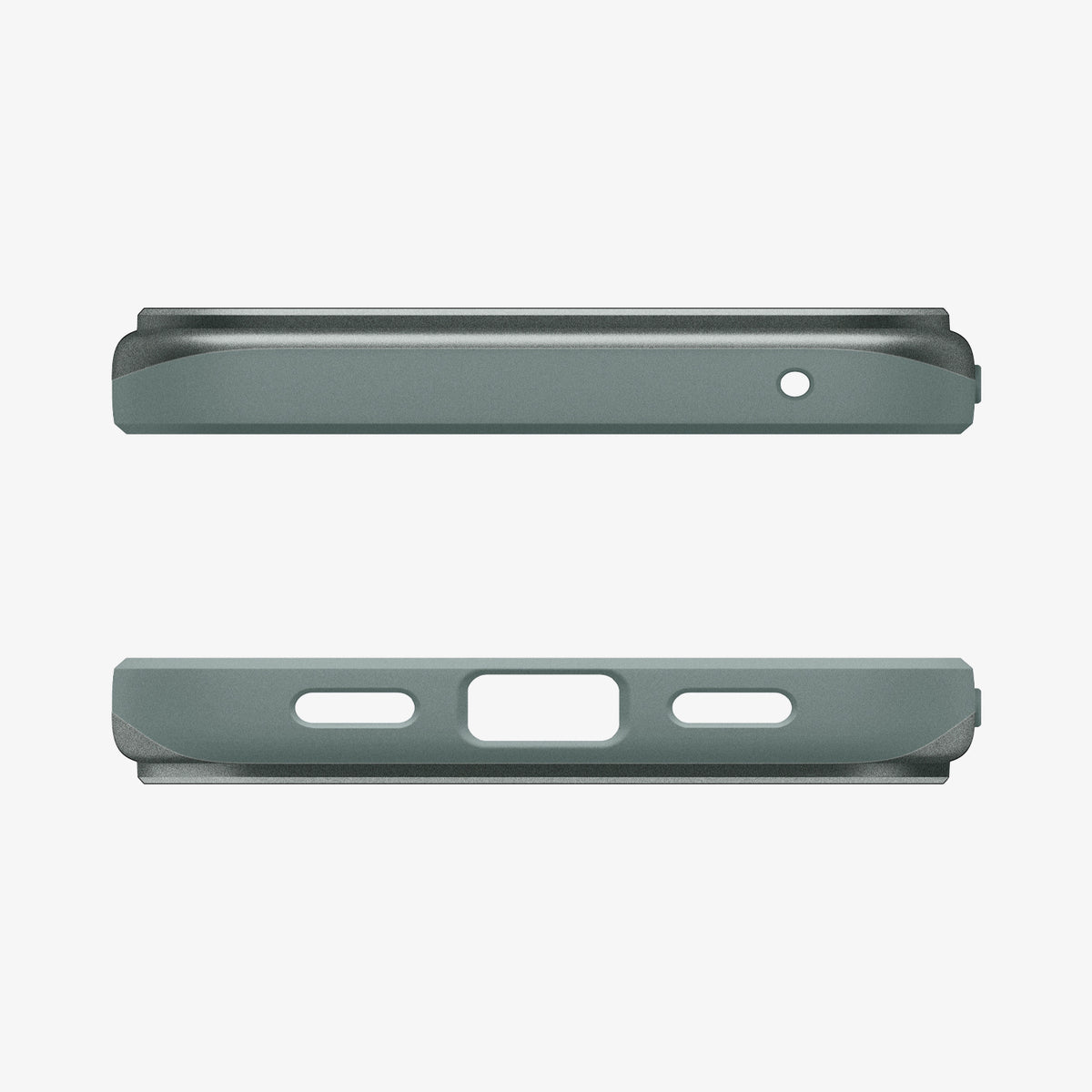 ACS09724 - Pixel 10 Pro XL Thin Fit (MagFit) in Sage Green showing the top and bottom of case