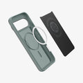 ACS09724 - Pixel 10 Pro XL Thin Fit (MagFit) in Sage Green showing the inside magnet ring layers