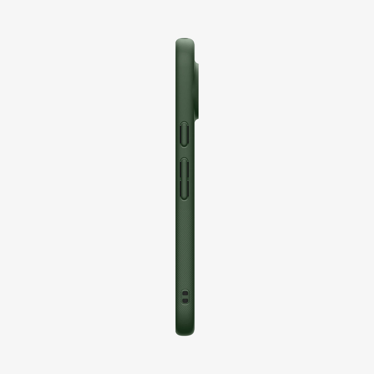 ACS11436 - Pixel 11 Pro  Nano Pop (Mag Fit) Avo Green side profile showing responsive button covers, textured side grips, and integrated strap hole.