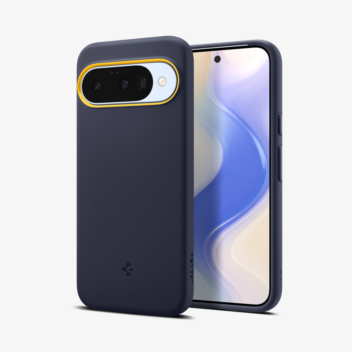 ACS09711 - Pixel 10 Pixel 10 Pro Case Nano Pop (MagFit) in blueberry navy showing the back and front