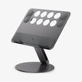 AMP09303 - Laptop Stand | LD206C in Space Gray showing the front and side
