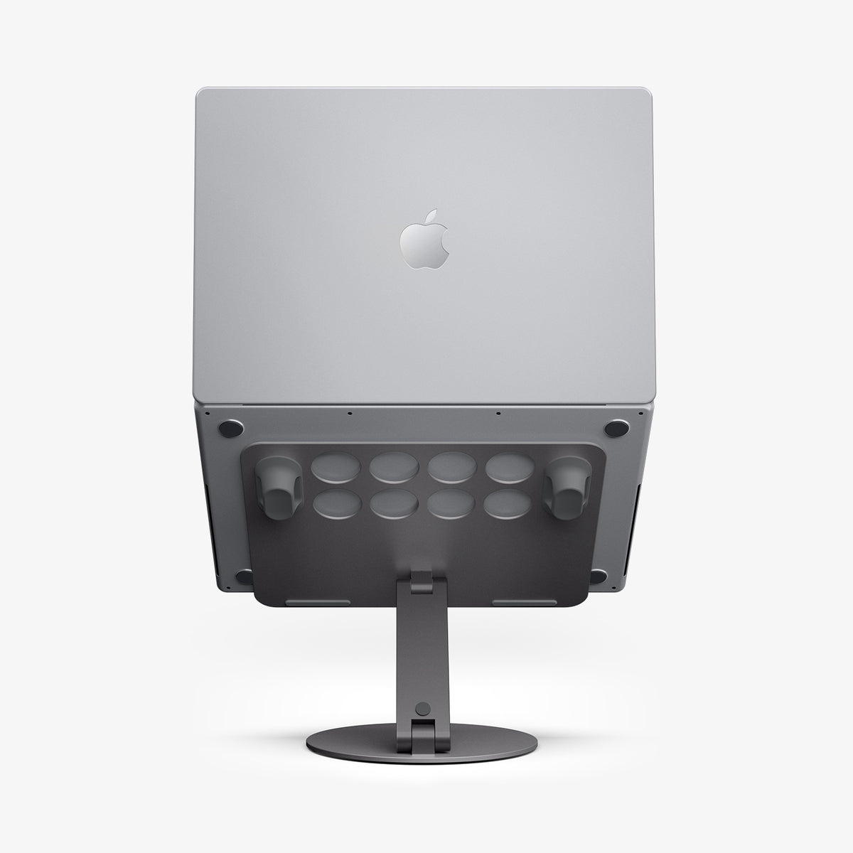 AMP09303 - Laptop Stand | LD206C in Space Gray showing the back with the device