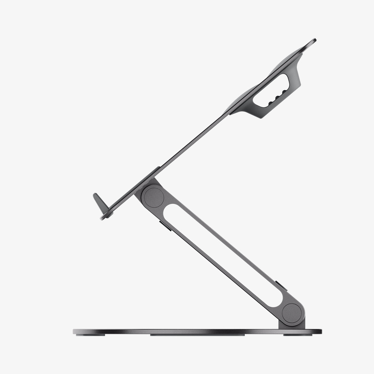 AMP09303 - Laptop Stand | LD206C in Space Gray showing the side