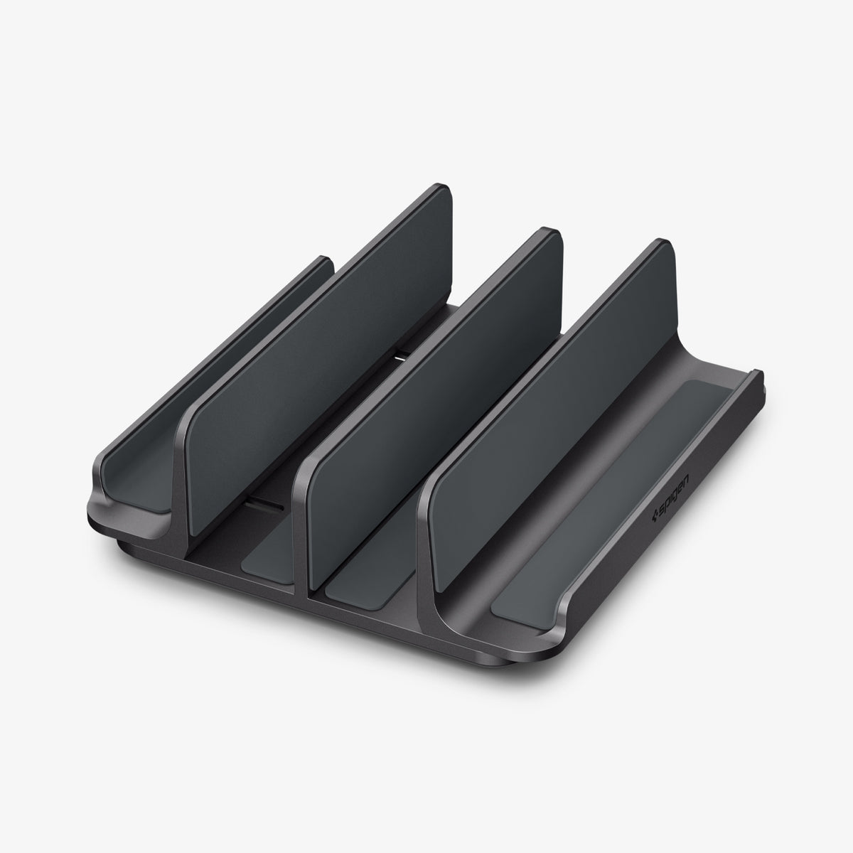 AMP10640 - Vertical Laptop Stand | LD208S4 in Space Gray showing detail