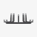 AMP10640 - Vertical Laptop Stand | LD208S4 in Space Gray showing side