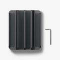 AMP10640 - Vertical Laptop Stand | LD208S4 in Space Gray showing top point of view