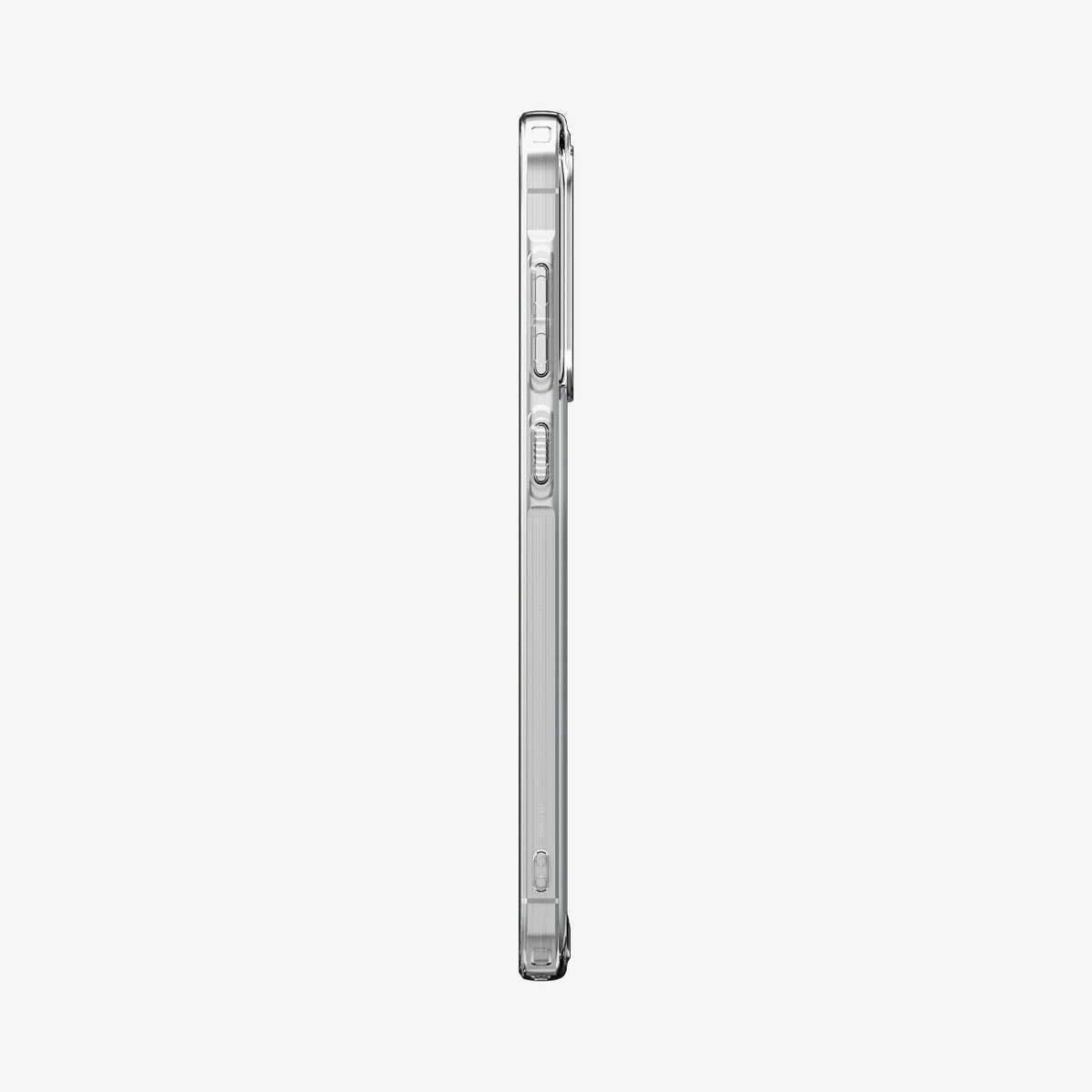 ACS09292 - Galaxy A56 5G Case Ultra Hybrid in Crystal Clear showing the side