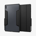 ACS10219 - Galaxy Tab S11 Ultra Series Ultra Hybrid Pro in Black showing front and clear back