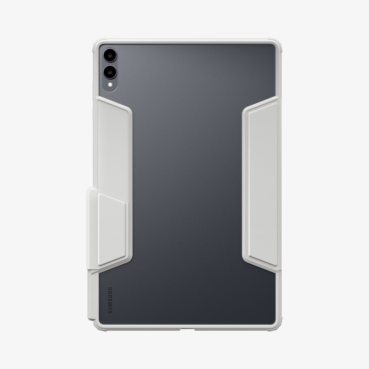 ACS10220 - Galaxy Tab S11 Ultra Series Ultra Hybrid Pro in Gray showing back with clear part