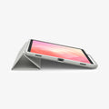 ACS10213 - Galaxy Tab S11 Series Ultra Hybrid Pro in Gray showing device propped up by built in kickstand