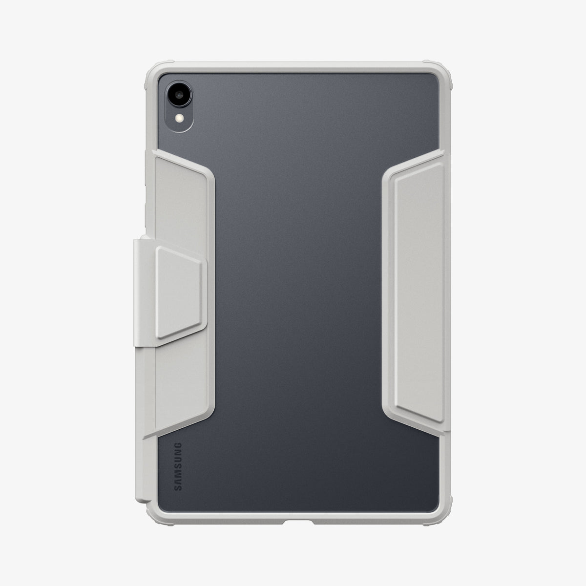 ACS10213 - Galaxy Tab S11 Series Ultra Hybrid Pro in Gray showing back with clear part
