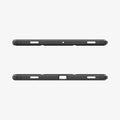 ACS09498 - Galaxy Tab S10 FE Case Ultra Hybrid Pro in Black showing the top and bottom