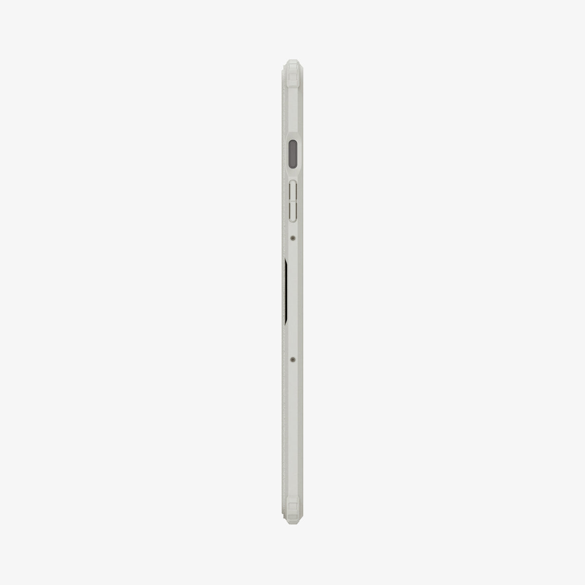 ACS09533 - Galaxy Tab S10 FE Case Ultra Hybrid Pro in Gray showing the side