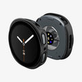 ACS11597 - Galaxy Watch 9 (40mm) Thin Fit 360 showing the case's front and back views together, highlighting the button and sensor cutouts