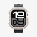 ACS10502 - Apple Watch 10/11 (46mm) Rugged Armor 2 in Dune Beige showing the front