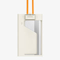 AFA09346 - Badge Holder MagSlide in Dune Beige showing the back