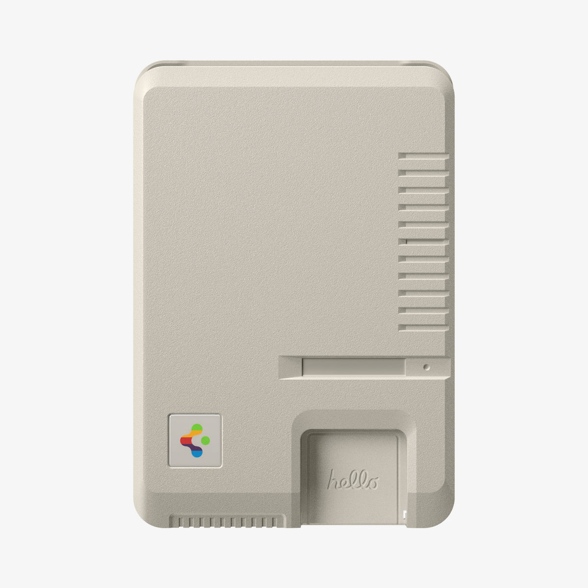 AFA10949 - Classic LS Card Holder (Mag Fit) in Stone showing the front