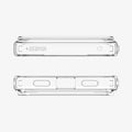  ACS11430 - Pixel 11 Pro  Ultra Hybrid Crystal Clear top and bottom views highlight precise cutouts, speaker openings, charging port access, and a clean fit.