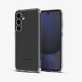 ACS08620 - Galaxy S24 FE Case Ultra Hybrid in Crystal Clear showing the back, partial front and sides