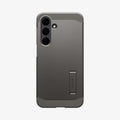 ACS10030 - Galaxy S25 FE Case Tough Armor (MagFit) in gunmetal showing the back
