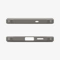 ACS10030 - Galaxy S25 FE Case Tough Armor (MagFit) in gunmetal showing the top and bottom
