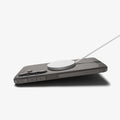 ACS10030 - Galaxy S25 FE Case Tough Armor (MagFit) in gunmetal showing the back and side