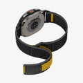 AMP10111 - Galaxy Watch 9 Series - Athlex Air in Active Black showing the back, partial sides, inner side and bottom