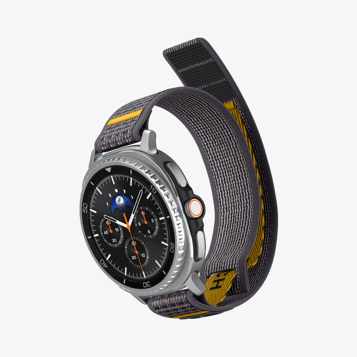 AMP10112 - SWi-9 Series - Athlex Air in Active Gray showing the front and partial inside of band