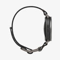AMP10116 - SWi-9 Series DuraPro Flex band in black showing the side