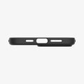 ACS09114 - iPhone 16 Pro Max Case Liquid Air T (MagFit + Camera Control) in Matte Black showing the bottom