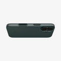 ACS09970 - iPhone 17 Thin Fit (MagFit) in Abyss Green showing the bottom of case
