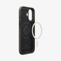 ACS09971 - iPhone 17 Thin Fit (MagFit) in Gunmetal showing inside with magfit magnet
