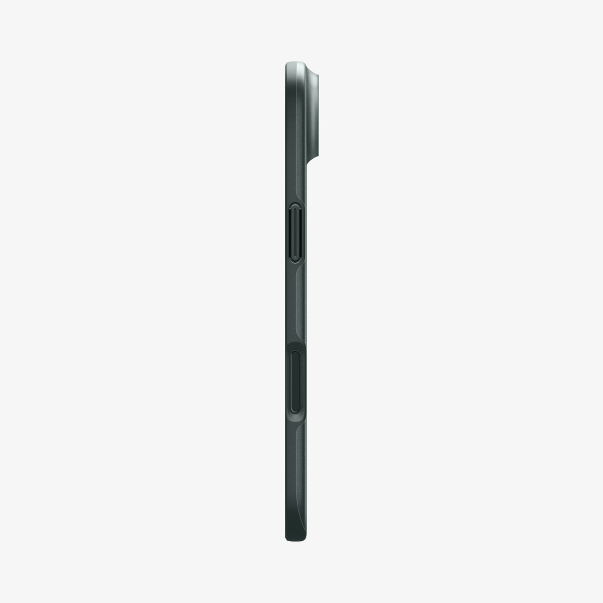 ACS09917 - iPhone 17 Air Thin Fit (MagFit) in Abyss Green showing the side
