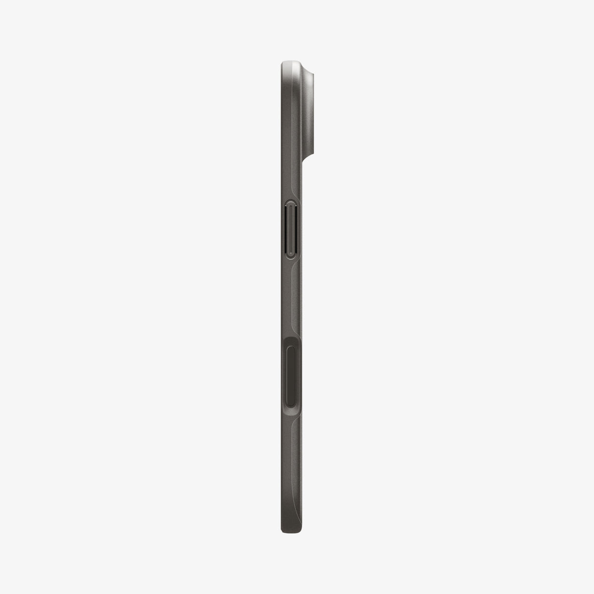 ACS09918 - iPhone 17 Air Thin Fit (MagFit) in Gunmetal showing the side