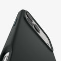 ACS09956 - iPhone 17 Pro Silicone Fit (MagFit) Case in green showing the back and side zoomed in