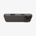 ACS09936 - iPhone 17 Pro Thin Fit (MagFit) in Gunmetal showing the bottom of case