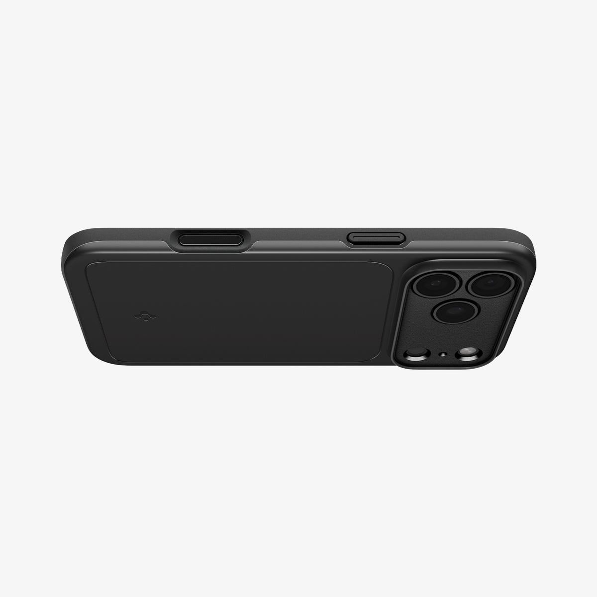 ACS09934 - iPhone 17 Pro Thin Fit (MagFit) in black showing the bottom of case