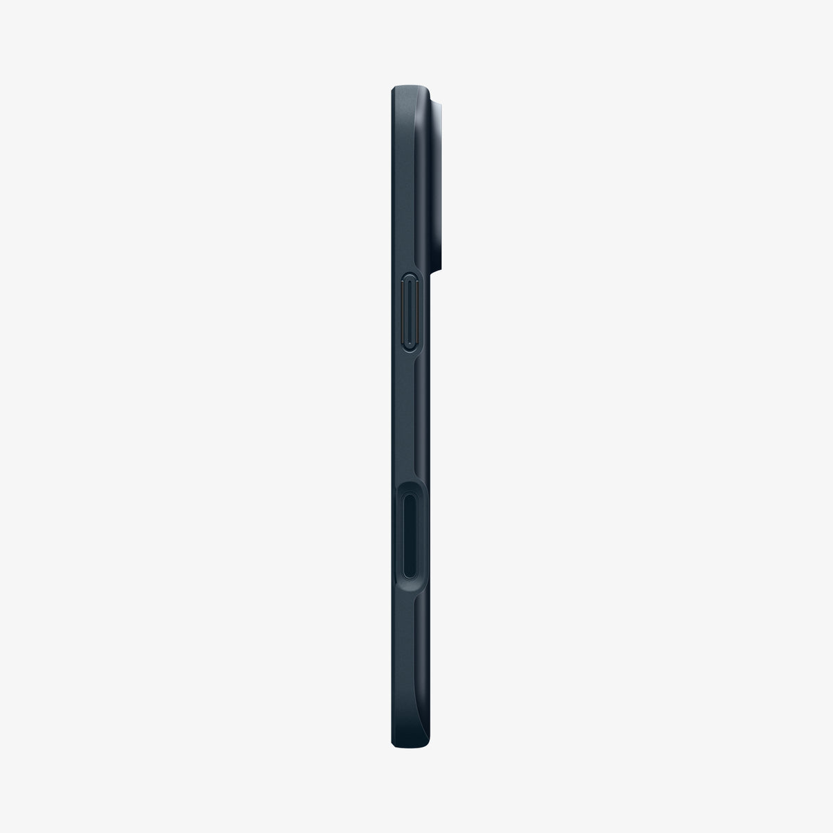 ACS09882 - iPhone 17 Pro Max Thin Fit (MagFit) in Metal Slate showing the side