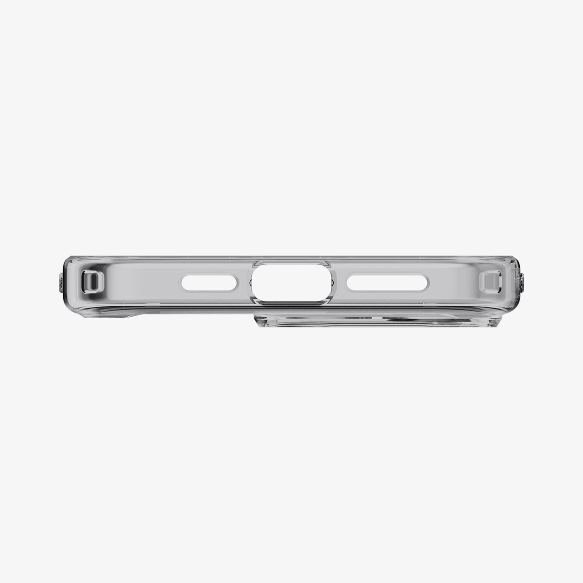 ACS07213 - iPhone 15 Pro Case Ultra Hybrid in Space Crystal showing the bottom