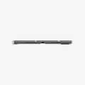 ACS09440 - iPad Pro 11-inch (2024) Case Liquid Air Folio in Black showing the side with usb c port and speaker 