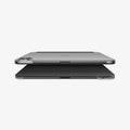 ACS09440 - iPad Pro 11-inch (2024) Case Liquid Air Folio in Black showing the partial back, partial front and sides