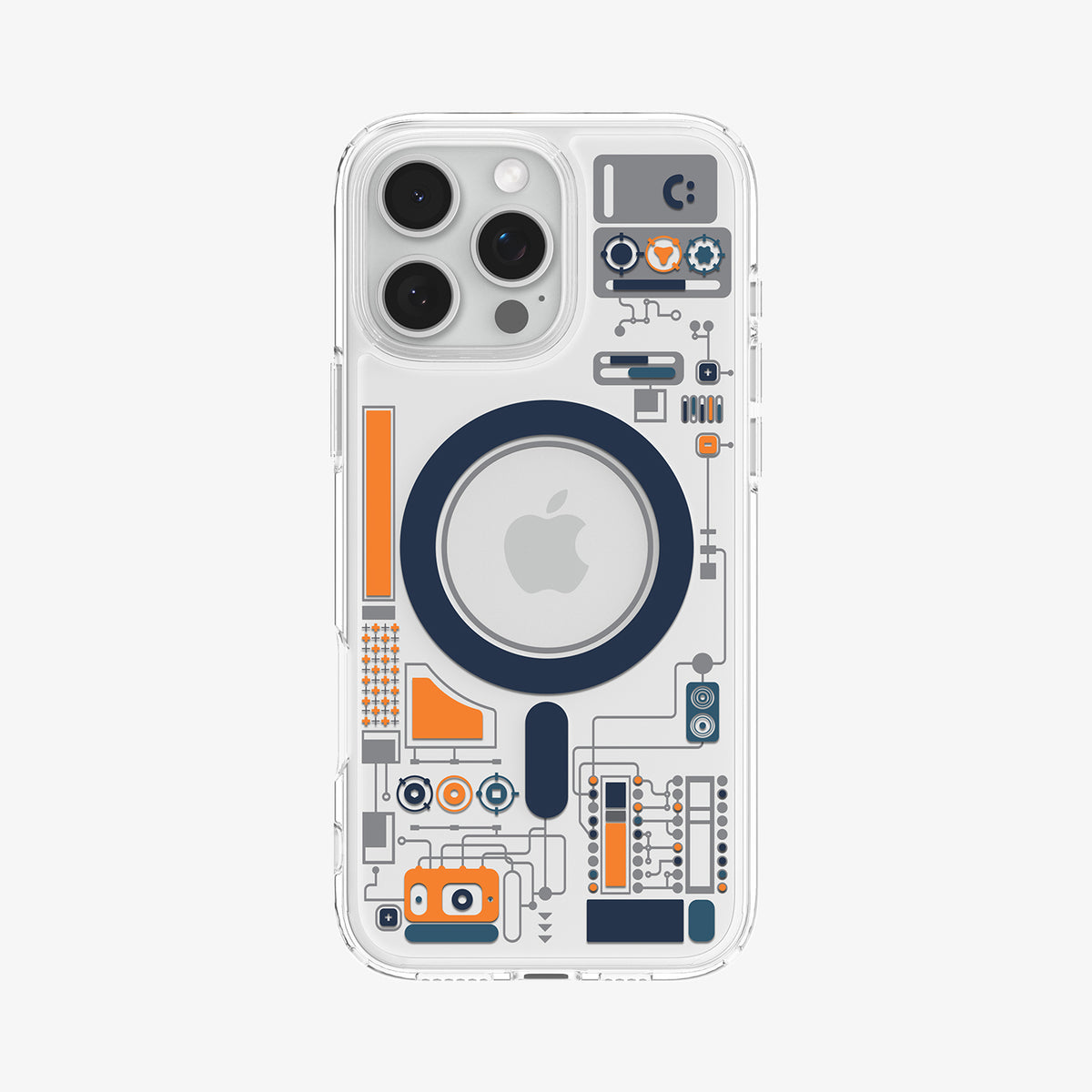 ACS08727 - iPhone 16 Pro Ultra Hybrid Analogue (Mag Fit) showing the back